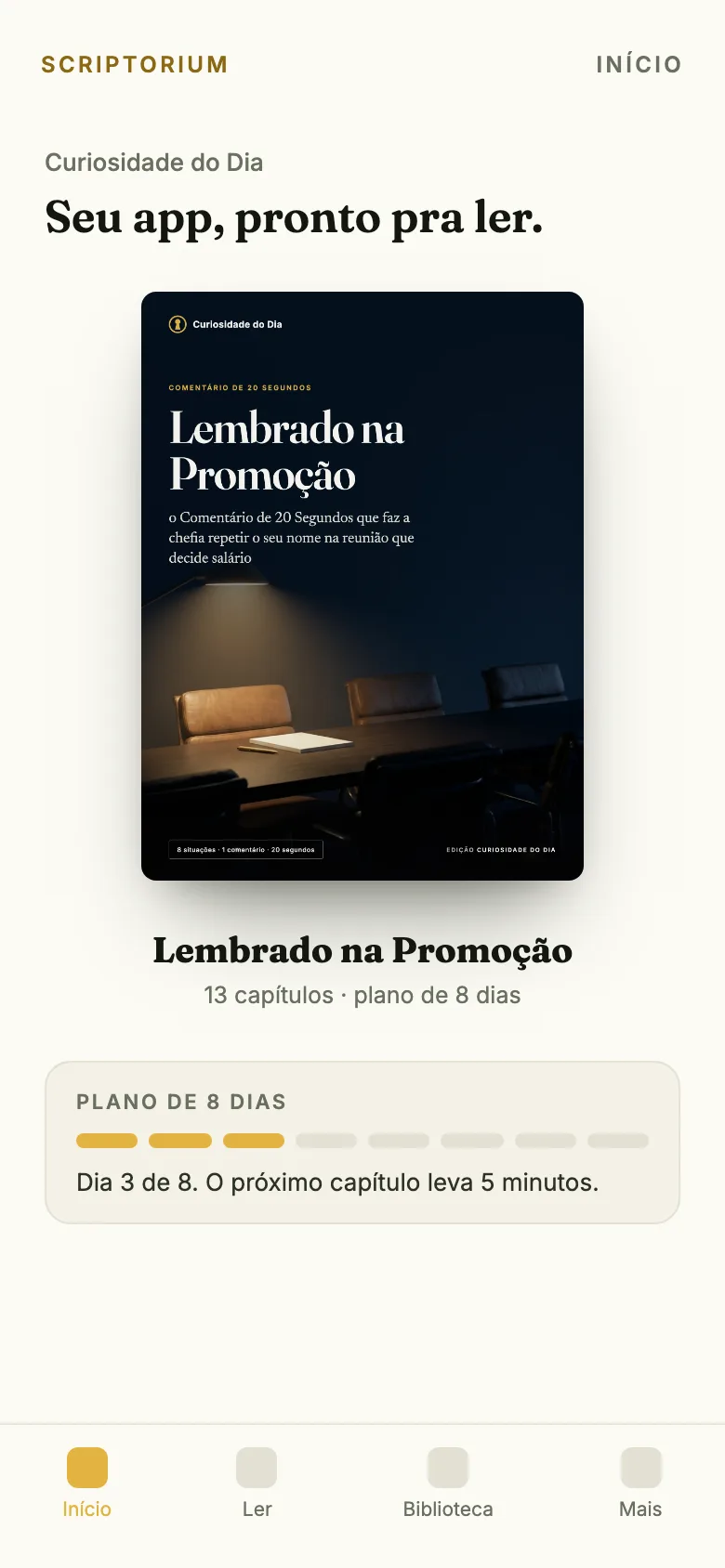 Capa do app do guia Lembrado na Promoção